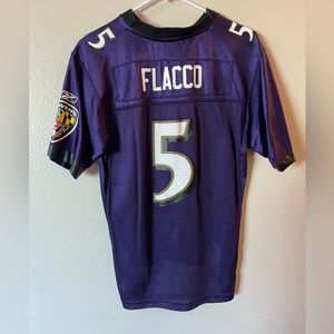 Baltimore Ravens Flacco Jersey Size Youth L